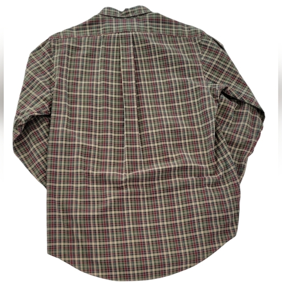Polo by Ralph Lauren Plaid Button Down Shirt - Green and Brown - Picture 5 of 5